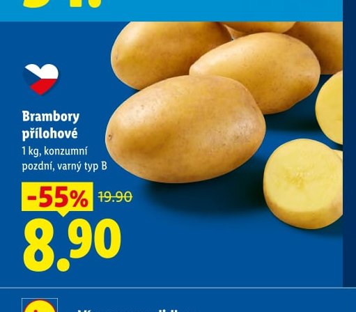Brambory přílohové