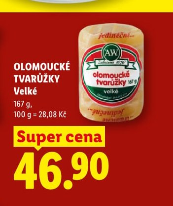 OLOMOUCKÉ TVARŮŽKY Velké