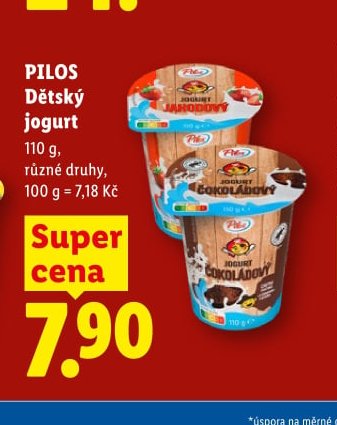 PILOS Dětský jogurt