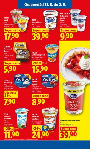 aktuální leták Lidl 31.8.2026-2.9.2026