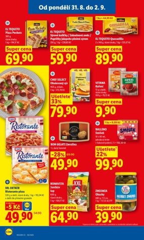 aktuální leták Lidl 31.8.2026-2.9.2026