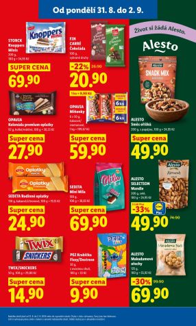 aktuální leták Lidl 31.8.2026-2.9.2026