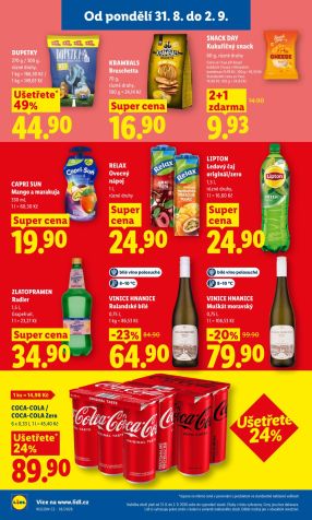 aktuální leták Lidl 31.8.2026-2.9.2026