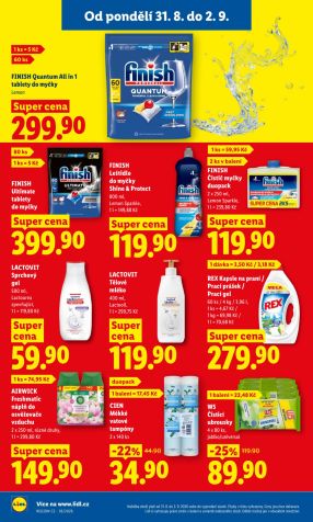 aktuální leták Lidl 31.8.2026-2.9.2026