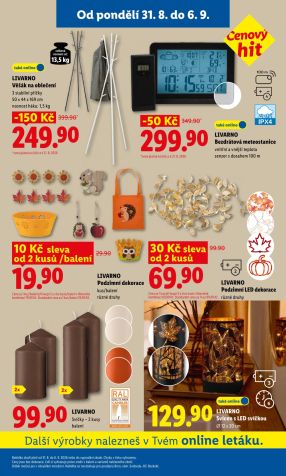aktuální leták Lidl 31.8.2026-2.9.2026