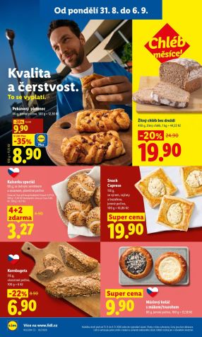 aktuální leták Lidl 31.8.2026-2.9.2026