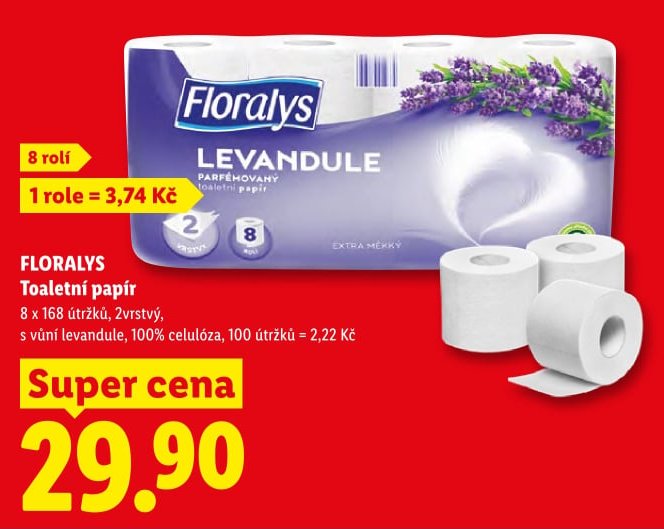 Floralys Toaletní papír