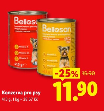 Bellosan konzerva pro psy