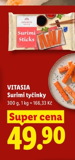 VITASIA Surimi tyčinky