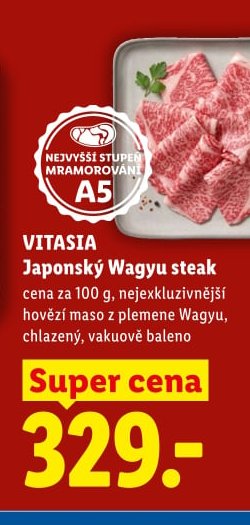 VITASIA Japonský Wagyu steak