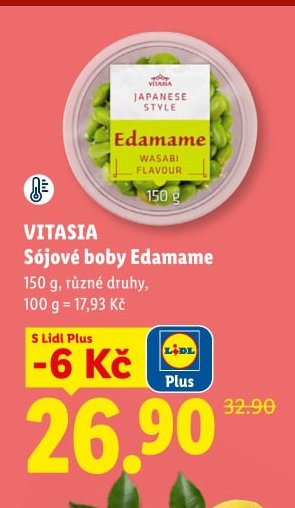 VITASIA Sójové boby Edamame