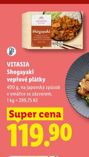 VITASIA Shogayaki vepřové plátky