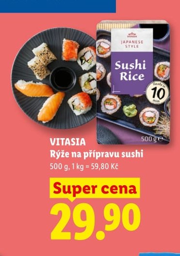 VITASIA Rýže na přípravu sushi
