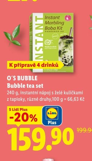 O´S BUBBLE Bubble tea set