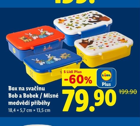 Box na svačinu Bob a Bobek / Mlsné medvědí příběhy