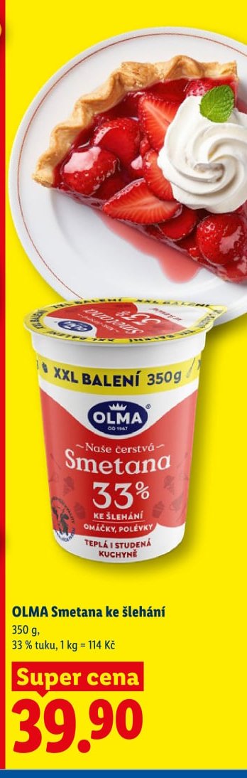 OLMA Smetana ke šlehání