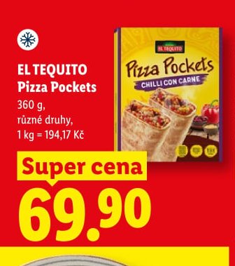 EL TEQUITO Pizza Pockets