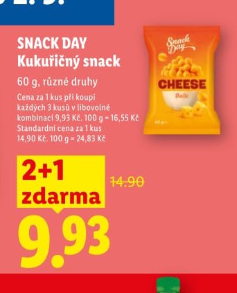 Snack Day Kukuřičný snack