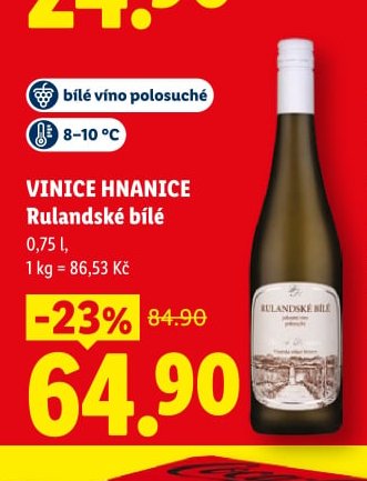 Vinice Hnanice Rulandské bílé