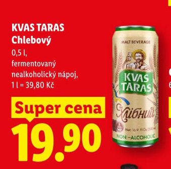 KVAS TARAS Chlebový