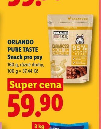 ORLANDO PURE TASTE Snack pro psy
