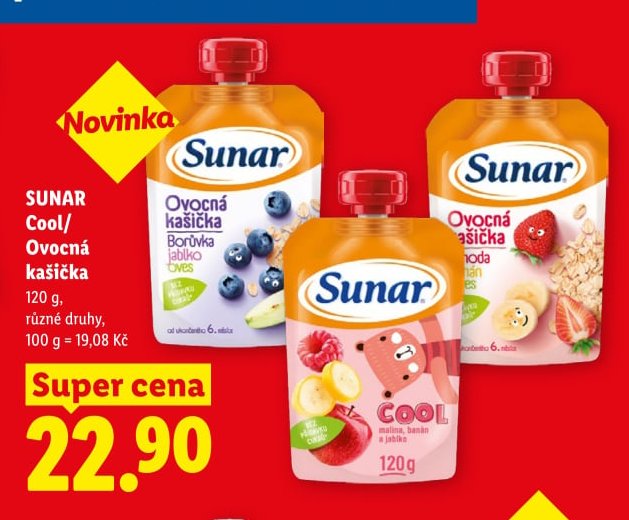 SUNAR Cool/Ovocná kašička