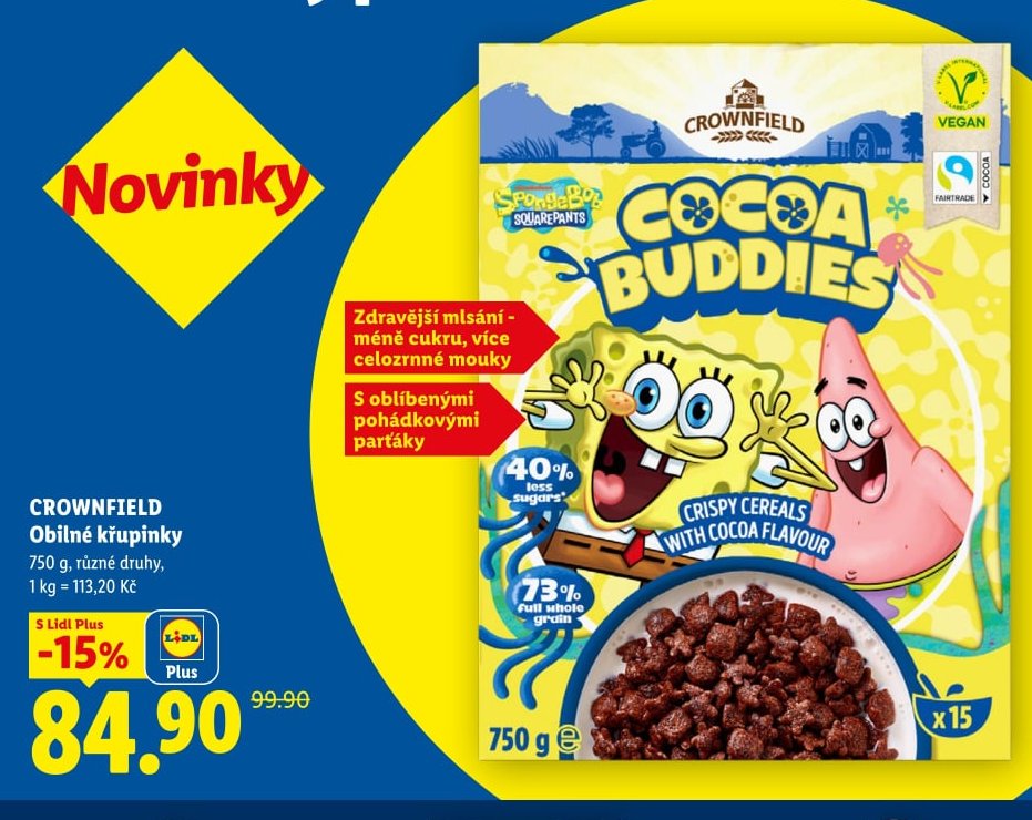 CROWNFIELD Obilné křupinky
