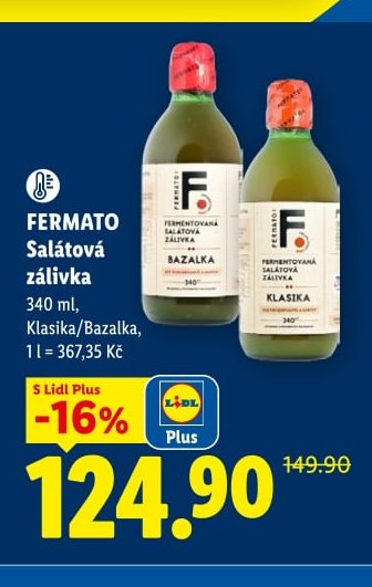 FERMATO Salátová zálivka