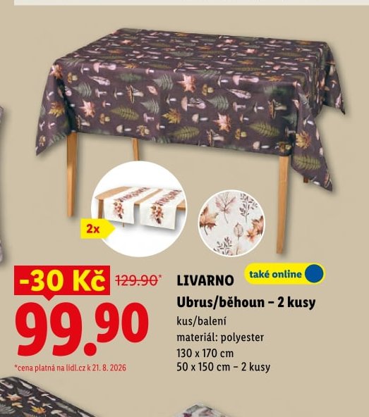 LIVARNO Ubrus/běhoun