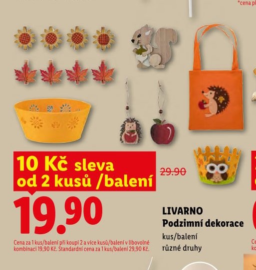 LIVARNO Podzimní dekorace