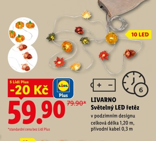 LIVARNO Světelný LED řetěz