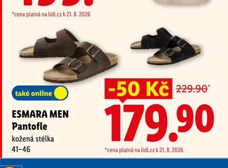 ESMARA MEN Pantofle