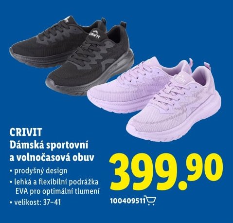 CRIVIT Dámská sportovní a volnočasová obuv