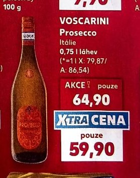 Voscarini Prosecco Itálie 0,75 l