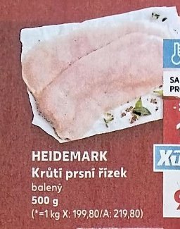 HEIDEMARK Krůtí prsní řízek