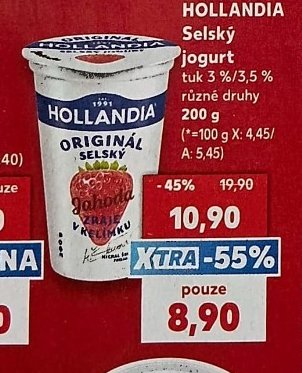 HOLLANDIA Selský jogurt