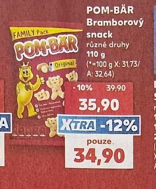Pom-Bär Bramborový snack