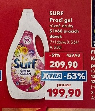 Surf Prací gel