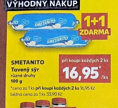 SMETANITO Tavený sýr