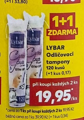 LYBAR Odličovací tampony