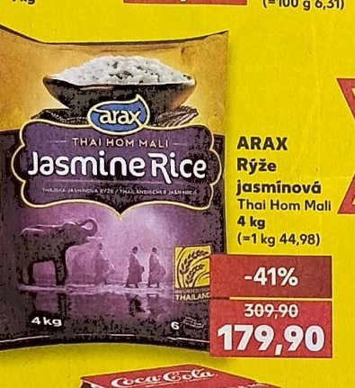 ARAX Rýže jasmínová 4 kg