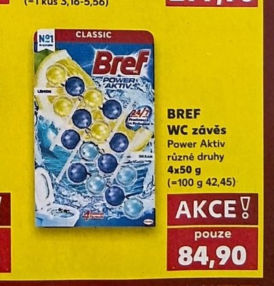 BREF WC závěs 4x50 g