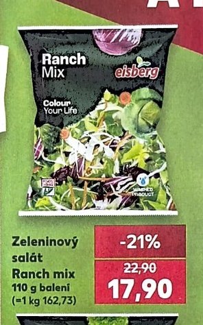 Zeleninový salát Ranch mix