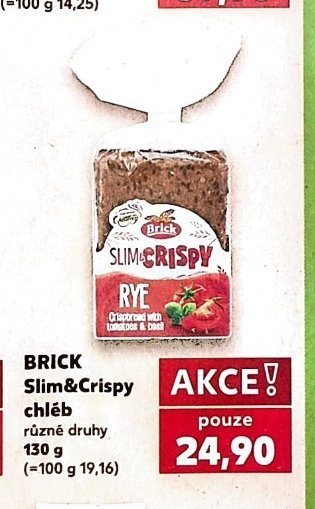 BRICK Slim&Crispy chléb různé druhy