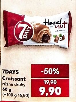 7DAYS Croissant různé druhy