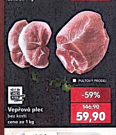 Vepřová plec bez kosti