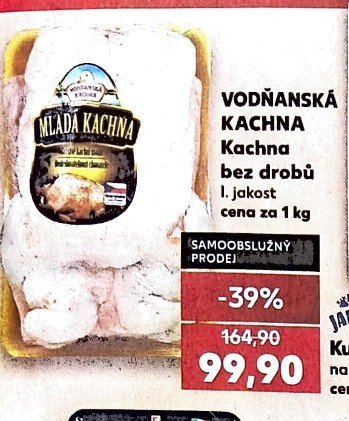 Vodňanská kachna bez drobů