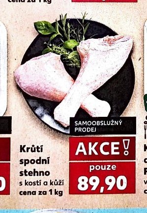 Krůtí spodní stehno
