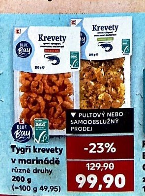Blue Bay tygří krevety v marinádě