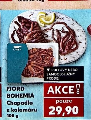 Fjord Bohemia chapadla z kalamárů
